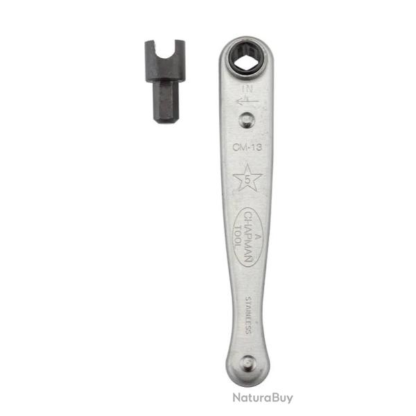 Cl� � cliquet TDC pour chemin�e n�11 Cl� � chemin�e tete pivotante carabine