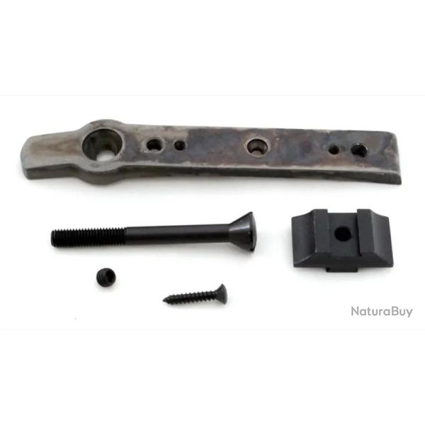 Kit rail + r�hausse de guidon Pedersoli pour armes � poudre noire