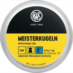 Plombs Rws Meisterkugeln 4,5mm 0,53G