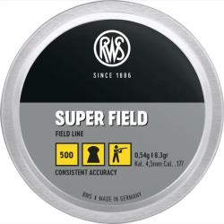 Plombs Rws Super-Field 4,5mm 8,3g