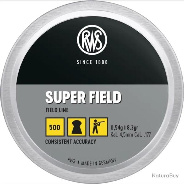 Plombs Rws Super-Field 5,5mm 15,9g