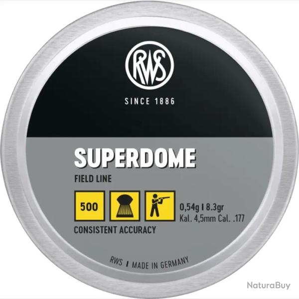 Plombs Rws Superdome 4,5mm 8,3g