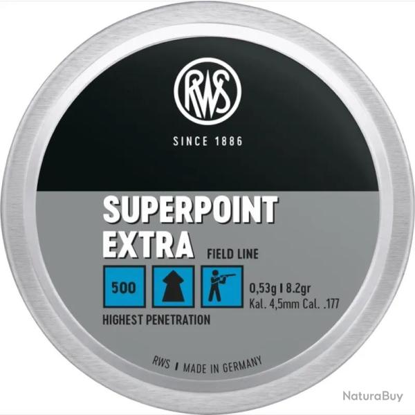 Plombs Rws Superpoint Extra 4,5mm