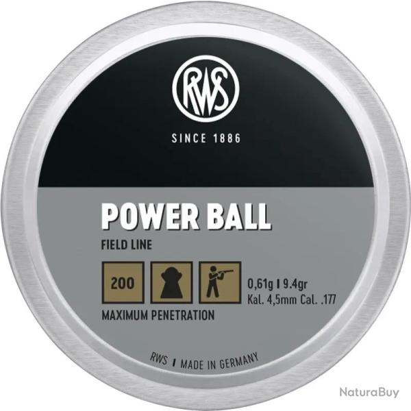 Plombs Rws Power Ball 4,5mm