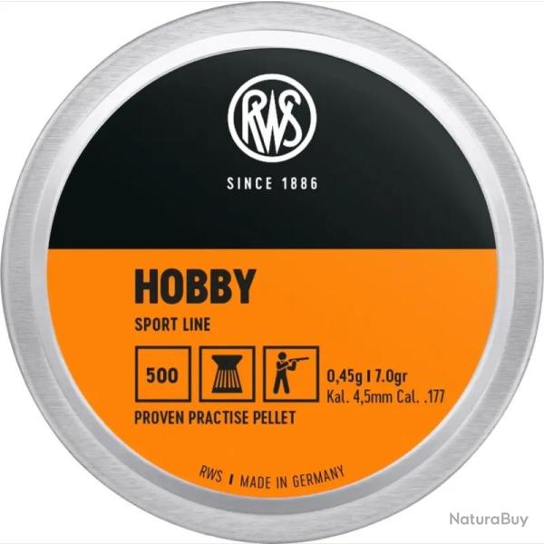 Plombs Rws Hobby 4,5mm