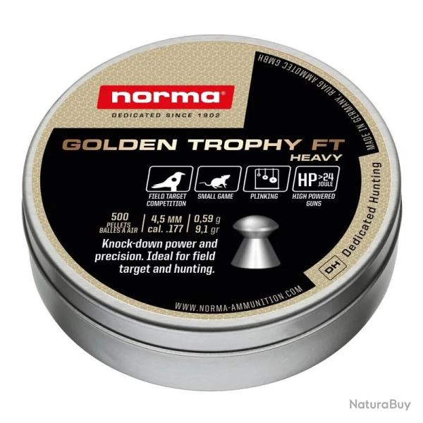 Plombs Norma GOLDEN TROPHY FT HEAVY 4,5mm