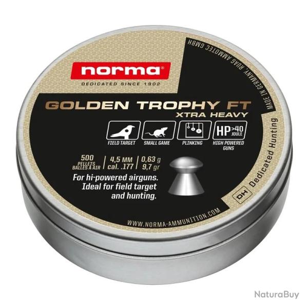 Plombs Norma GOLDEN TROPHY FT XTRA HEAVY 4,5mm