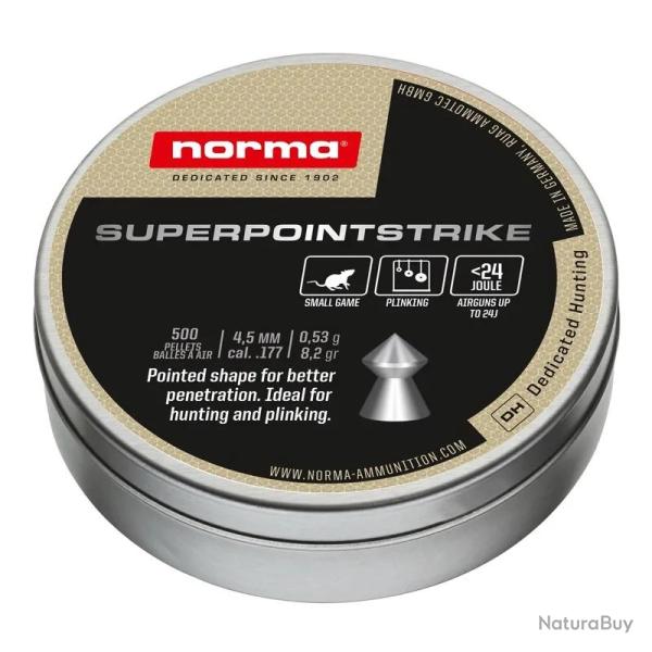 Plombs Norma SUPERPOINT STRIKE 4,5mm