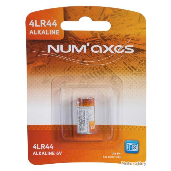 Blister 1 pile 4LR44 alcaline 6 V Num'Axes