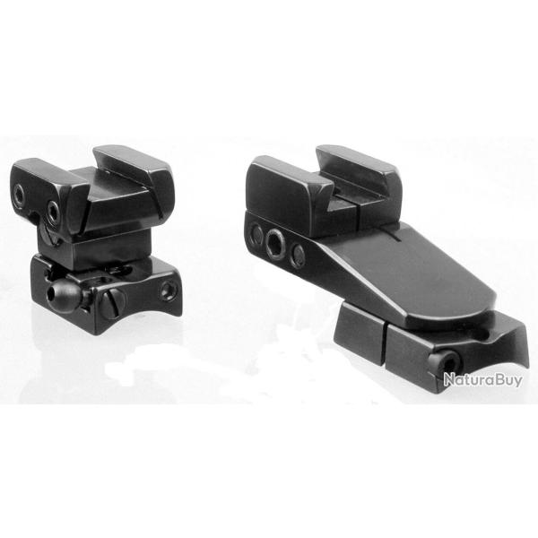 Montage pivotant complet EAW - Rail 70 - Pied BH 12 mm - Coude 20 mm Pivot Compl. EAW Weatherby MK V