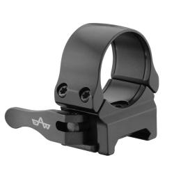 Collier pour lunette de tir fixation &agrave; levier EAW - Rail 21 mm Diam. 30 mm - BH 10 mm