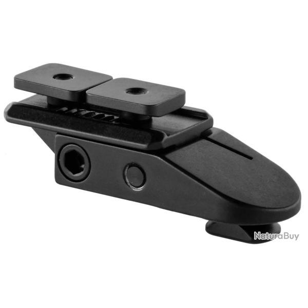 Pied avant pivotant pour embase Mak Rail SR BH 12 mm - Coude 49