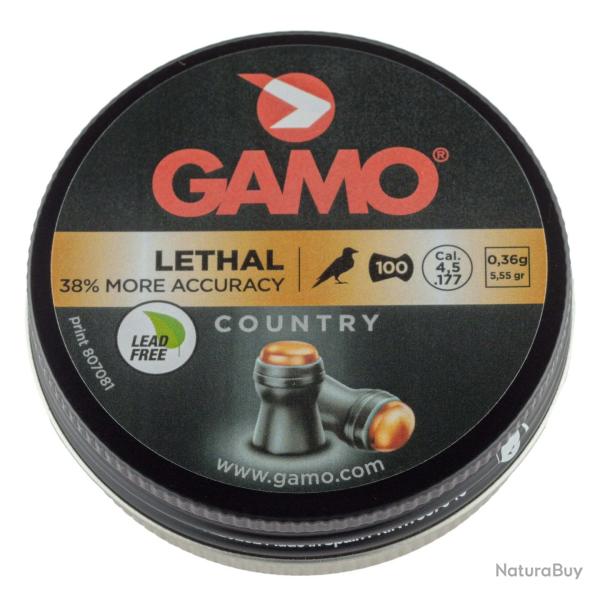 Plombs LETHAL - MORE PENETRATION 4,5 mm - Gamo