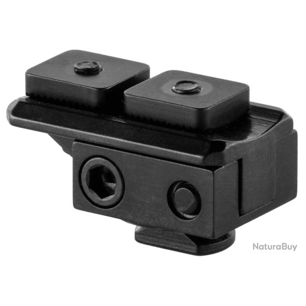 Pied avant pivotant pour embase Mak Rail Convex BH 12 mm - Droit