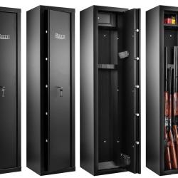 Coffre fort Rietti 7 armes &agrave; serrure &agrave; clef 6+1 armes 150X35X33 / 51 Kg