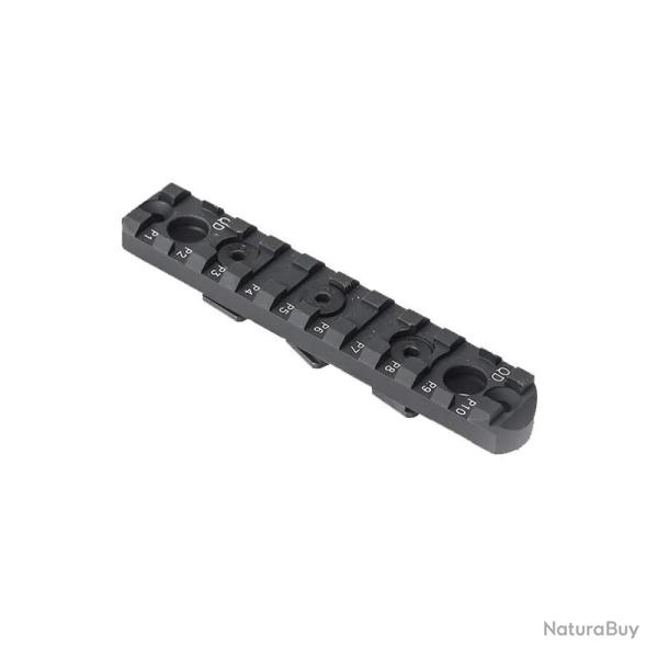 Interface picatinny sur rail type Anshutz
