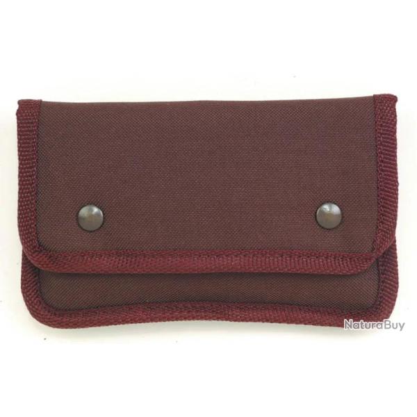 Pochette pour 10 Balles Winchester cuir vieilli Colombi