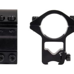 Colliers l&eacute;gers pour lunette diam. 25,4 mm - H 18 mm - Rail 11 mm
