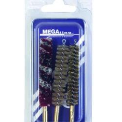 Set de 3 brosses de nettoyage pour arme Megaline Cal. 16