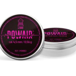 Plombs pointus Powair - Cal. 4,5 mm x500