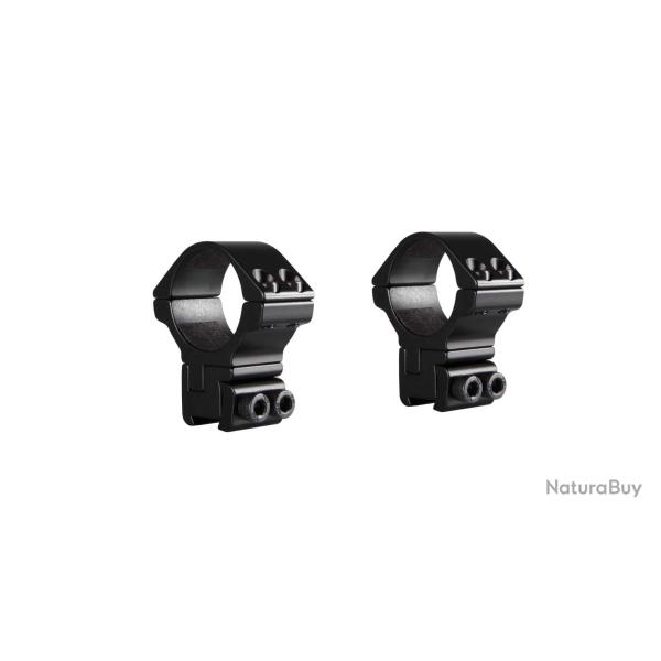 Collier  hauteur ajustable Hawke - Diam. 30 mm - Rail 9-11 mm