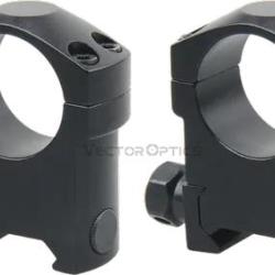 Colliers pour lunette Vector Optics 25,4 mm - Haut - Weaver