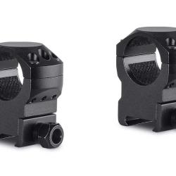 Colliers pour lunette Hawke Tactical 25,4 mm - Haut - Weaver