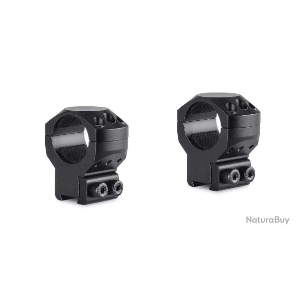 Colliers pour lunette Hawke Tactical 25,4 mm - Haut - Rail de 9-11 mm