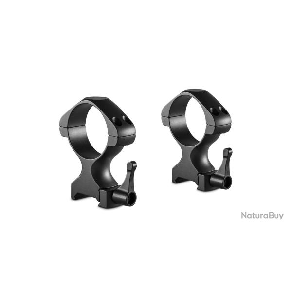 Colliers pour lunette Hawke pr�cision 34 mm - Haut - Weaver � levier