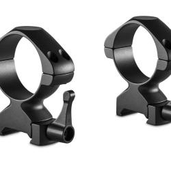 Colliers pour lunette Hawke pr&eacute;cision 34 mm - Medium - Weaver &agrave; levier