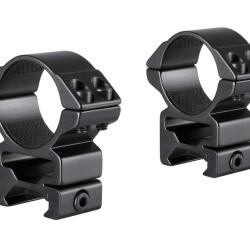 Colliers pour lunette Hawke Match 30 mm - Haut - Weaver