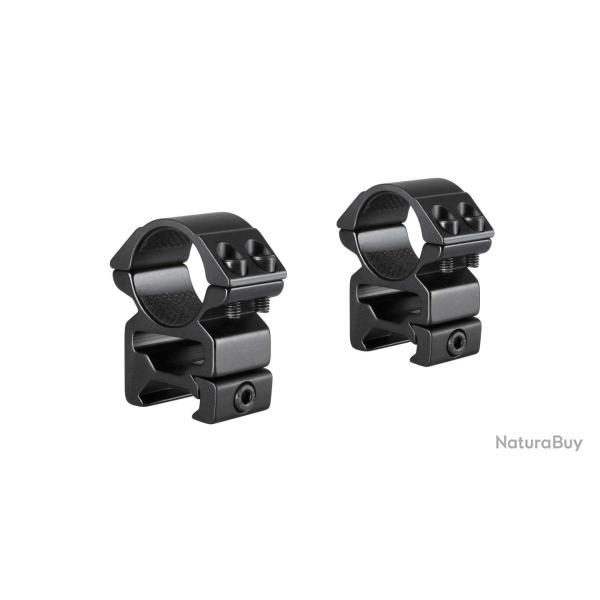 Colliers pour lunette Hawke Match 25,4 mm - Haut - Weaver