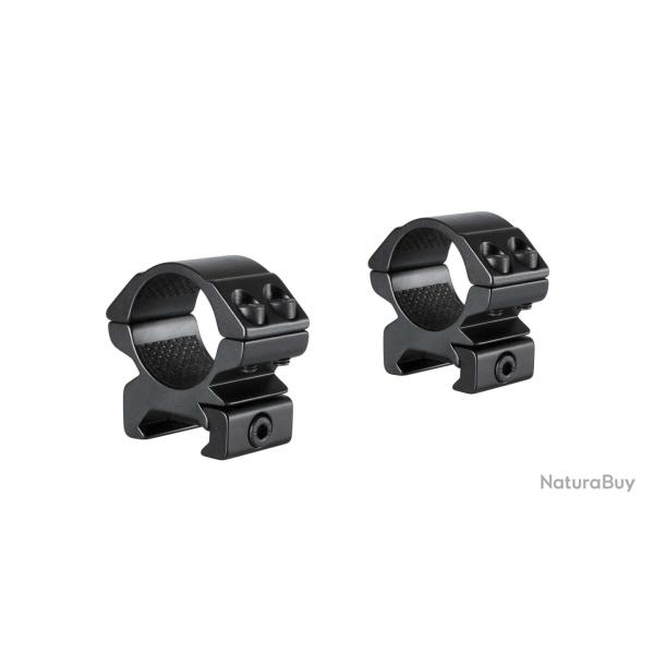 Colliers pour lunette Hawke Match 25,4 mm - Bas - Weaver