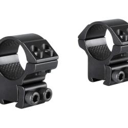 Colliers pour lunette Hawke Match 25,4 mm - Medium - Rail de 9-11 mm