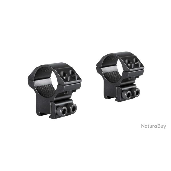 Colliers pour lunette Hawke Match 25,4 mm - Medium - Rail de 9-11 mm
