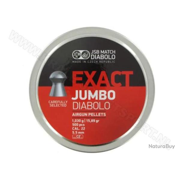Plombs JSB Exact Diabolo Jumbo BigBox 5.5 mm 15.89 grain
