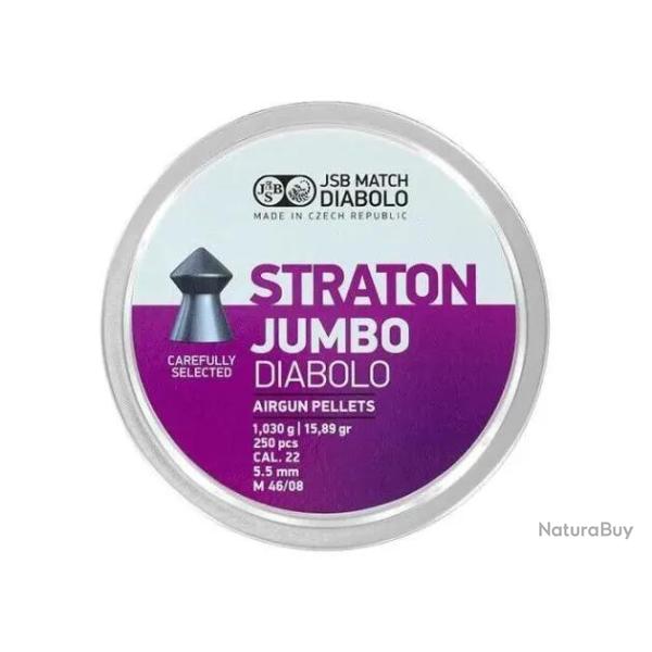 Plombs JSB Straton Jumbo 5.5 mm 15.89 grain