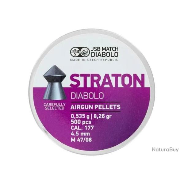 Plombs JSB Straton 4.5 mm 8.26 grain
