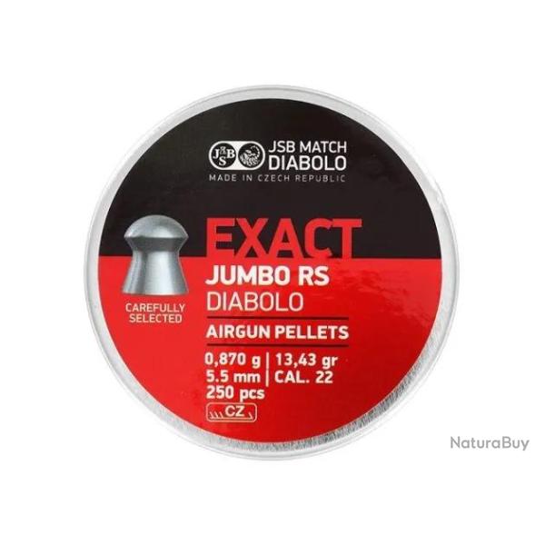 Plombs JSB Exact Jumbo RS 5.52 mm 13.43 grain
