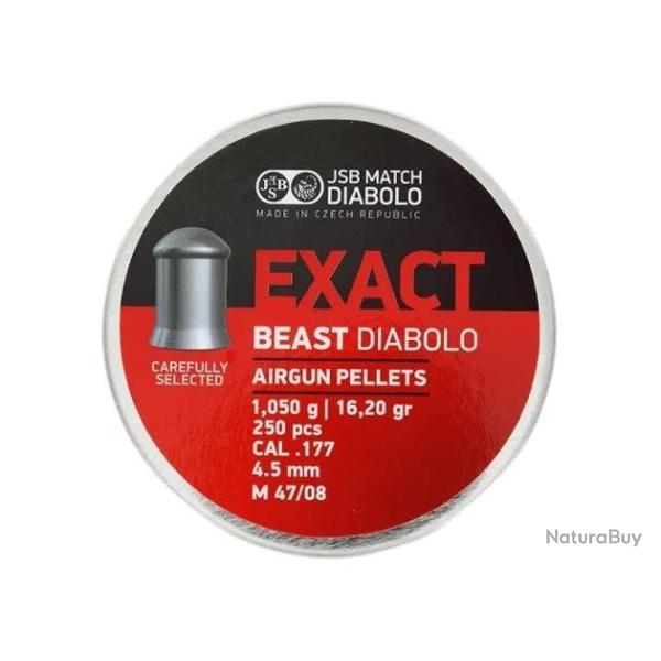 Plombs JSB Exact Jumbo Beast 4.52 mm 16.2 grain