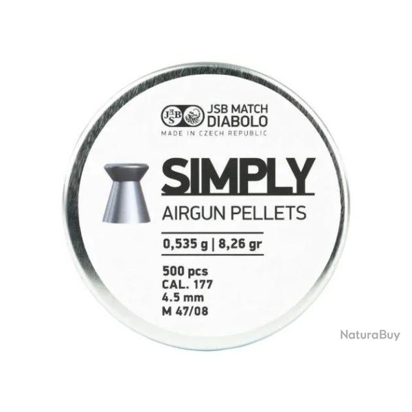 Plombs JSB Simply 4.5 mm 8.26 grain