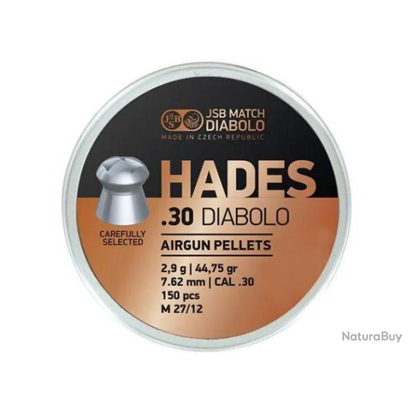 Plombs JSB Hades 7.62 mm 44.75 grain