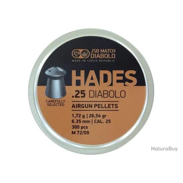 Plombs JSB Hades 6.35 mm 26.54 grain