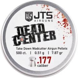 Plombs JTS Dead Center pr&eacute;cision Flat 4.5 mm 7.87 grains