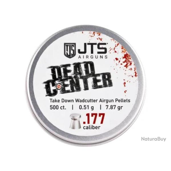 Plombs JTS Dead Center pr�cision Flat 4.5 mm 7.87 grains