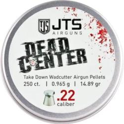 Plombs JTS Dead Center pr&eacute;cision Wadcutter 5.5 mm 14.89 grains