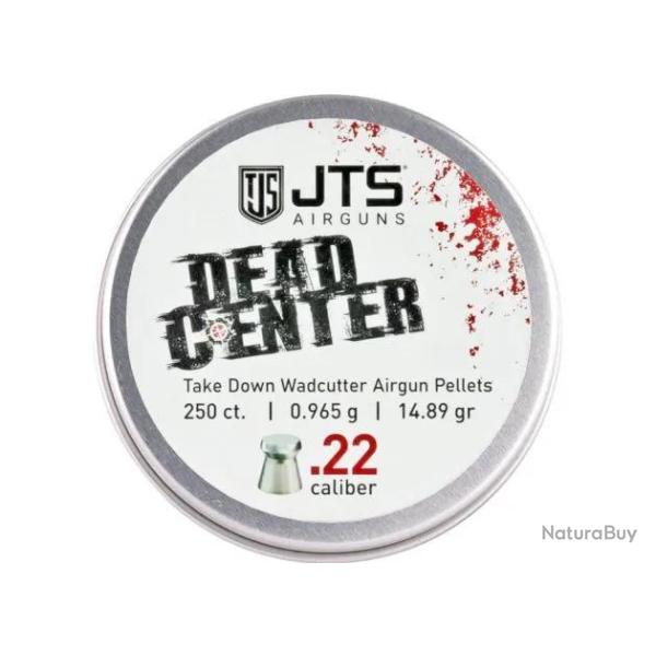 Plombs JTS Dead Center pr�cision Wadcutter 5.5 mm 14.89 grains