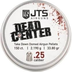 Plombs JTS Dead Center pr&eacute;cision 6.35 mm 33.80 grains