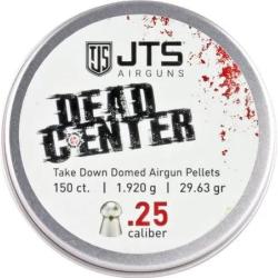 Plombs JTS Dead Center pr&eacute;cision Domed 6.35 mm 29.63 grains
