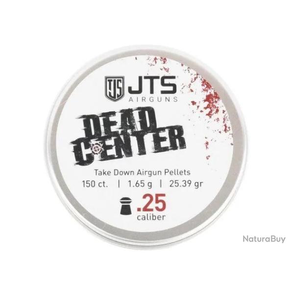 Plombs JTS Dead Center pr�cision 6.35 mm 25.39 grains